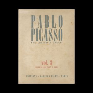 ピカソ　ゼルボス版カタログ・レゾネ　VOL. 3／パブロ・ピカソ／(PABLO PICASSO PAR CHRISTIAN ZERVOS VOL. 3 (III):OEUVRES DE 1917 A 1919 / PABLO PICASSO)のサムネール
