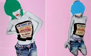 緑と青の繰り返し／米原康正／(/ Yasumasa Yonehara)のサムネール
