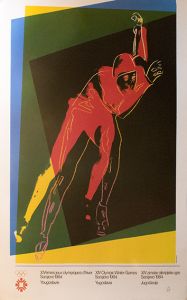 1984年 冬季 サラエボ オリンピックポスター／アンディ・ウォーホル／(1984 Sarajevo Winter Olympic Poster / Andy Warhol)のサムネール