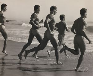 Point Conception Beach Santa Barbara 【サイン入 ヴィンテージプリント】／ブルース・ウェーバー／(Claes and Little Bear at the campground on Bear Pond, Adirondack Park 【Signed Vintage Print】 / Bruce Weber)のサムネール