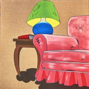ソファーとランプ／天野タケル／(Sofa and Lamp / Takeru Amano)のサムネール