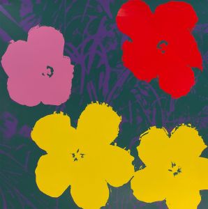 アンディ・ウォーホル　サンデー B. モーニング　フラワーズ(D)／アンディ・ウォーホル／(Andy Warhol Sunday B. Morning Flowers(D) / Andy Warhol)のサムネール