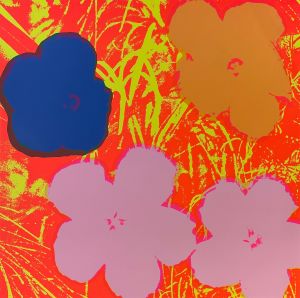 アンディ・ウォーホル　サンデー B. モーニング　フラワーズ(E)／アンディ・ウォーホル／(Andy Warhol Sunday B. Morning Flowers(E) / Andy Warhol)のサムネール