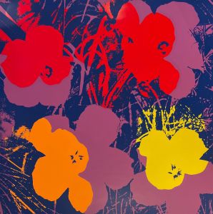 アンディ・ウォーホル　サンデー B. モーニング　フラワーズ(F)／アンディ・ウォーホル／(Andy Warhol Sunday B. Morning Flowers(F) / Andy Warhol)のサムネール