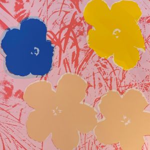 アンディ・ウォーホル　サンデー B. モーニング　フラワーズ(G)／アンディ・ウォーホル／(Andy Warhol Sunday B. Morning Flowers(G) / Andy Warhol)のサムネール