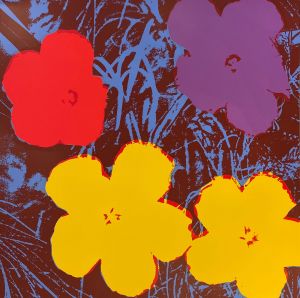 アンディ・ウォーホル　サンデー B. モーニング　フラワーズ(I)／アンディ・ウォーホル／(Andy Warhol Sunday B. Morning Flowers(I) / Andy Warhol)のサムネール