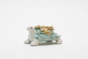 花亀 −黄花／村田言恵／(Hanakame Kibana -Flower Turtle, Yellow Flower / Kotoe Murata)のサムネール