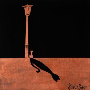Street light and Catのサムネール