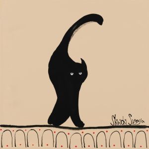 Kitty on the carpetのサムネール